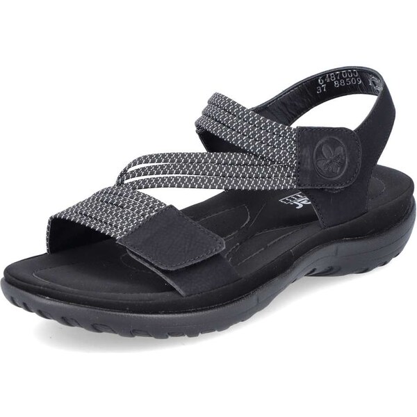 Dámske sandále RIEKER 64870-00 čierna S6 39332031