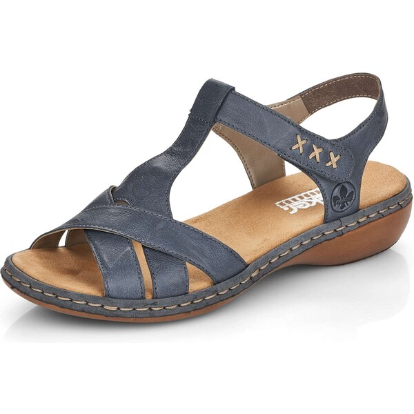 Dámske sandále RIEKER 65919-12 BLUE F/S6 61788710
