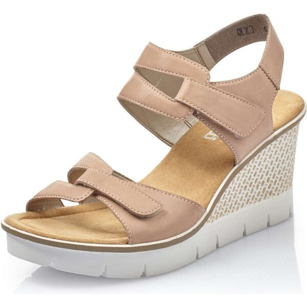 Dámske sandále RIEKER 68556-31 ružová S5 15563722