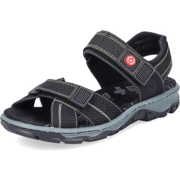 Dámske sandále RIEKER 68851-02 čierna S6 37924589