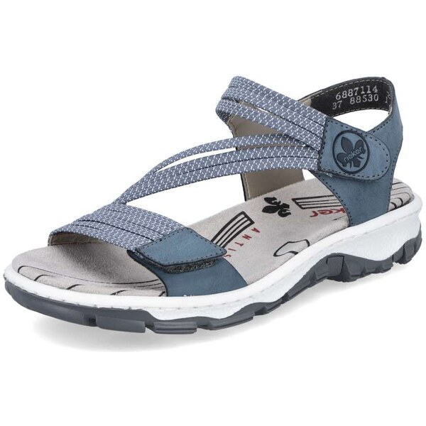 Dámske sandále RIEKER 68871-14 modrá S5 61788728