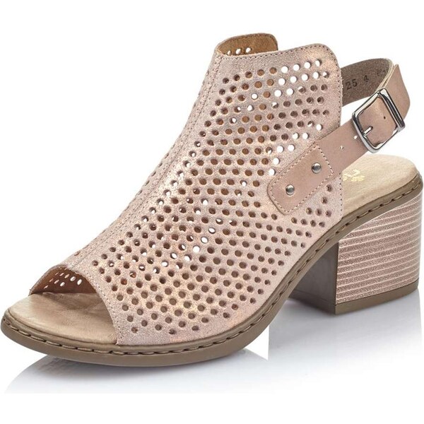 Dámske sandále RIEKER V0590-31 ružová S5 61788732