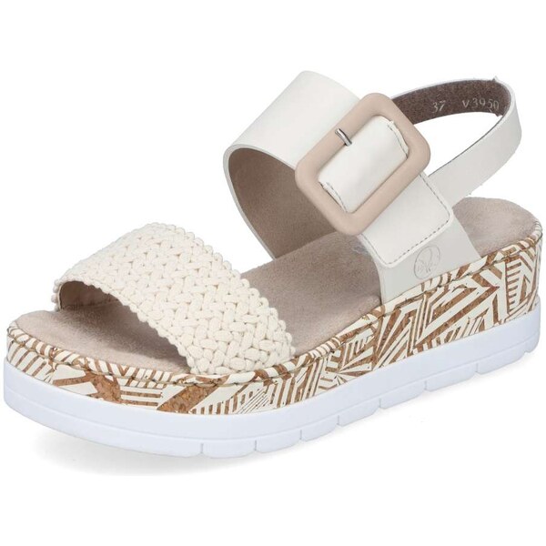 Dámske sandále RIEKER V3950-61 béžová S5 40737256