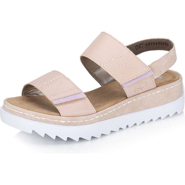 Dámske sandále RIEKER V4475-31 ružová S5 50098121