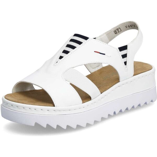 Dámske sandále RIEKER V44Y5-80 biela S6 50737148