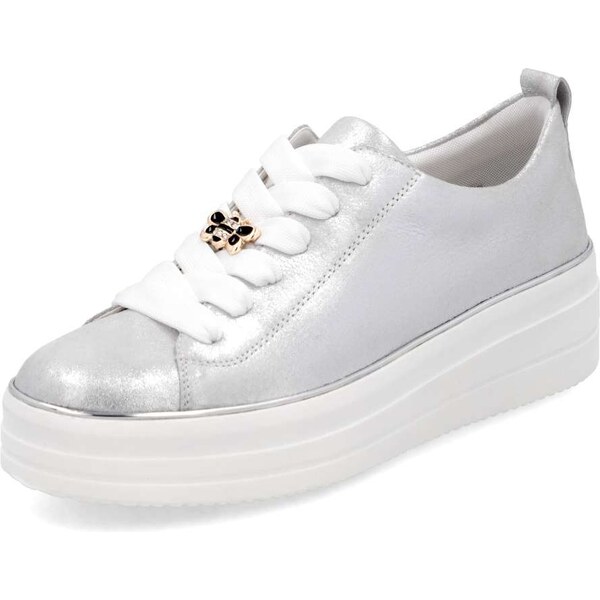 RIEKER Dámske tenisky REMONTE D1C03-81 strieborná S5 61788776