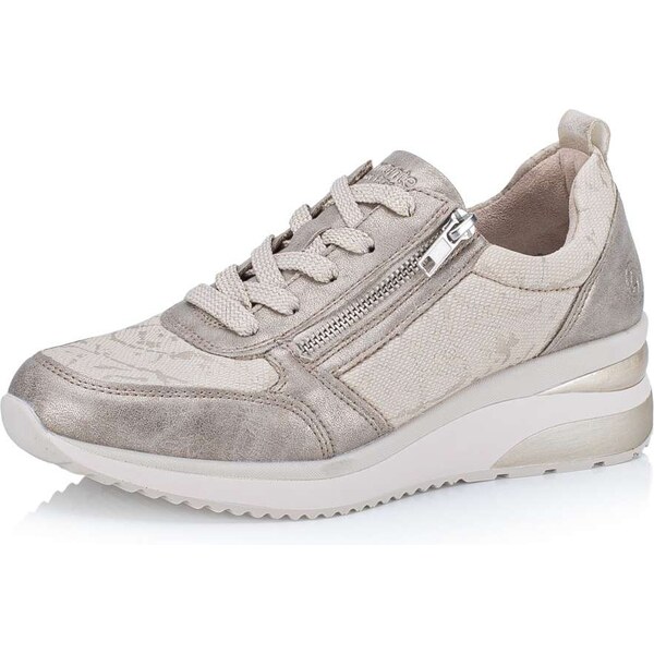 RIEKER Dámske tenisky REMONTE D2401-61 METALLIC F/S6 61788804