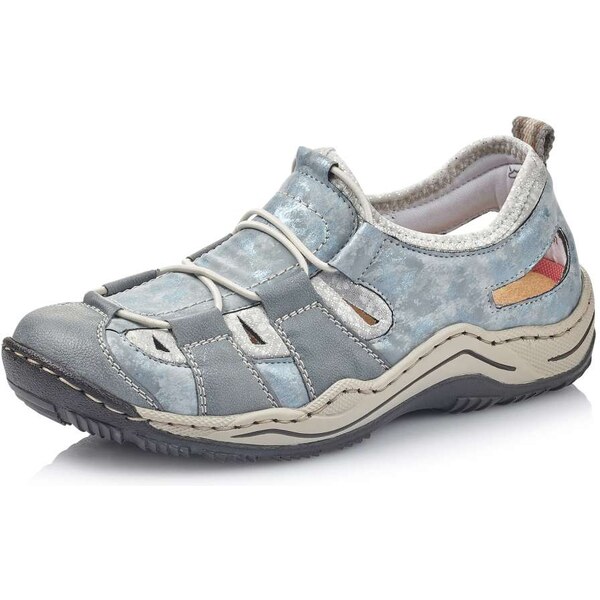 Dámske tenisky RIEKER L0561-12 modrá S6 61788894