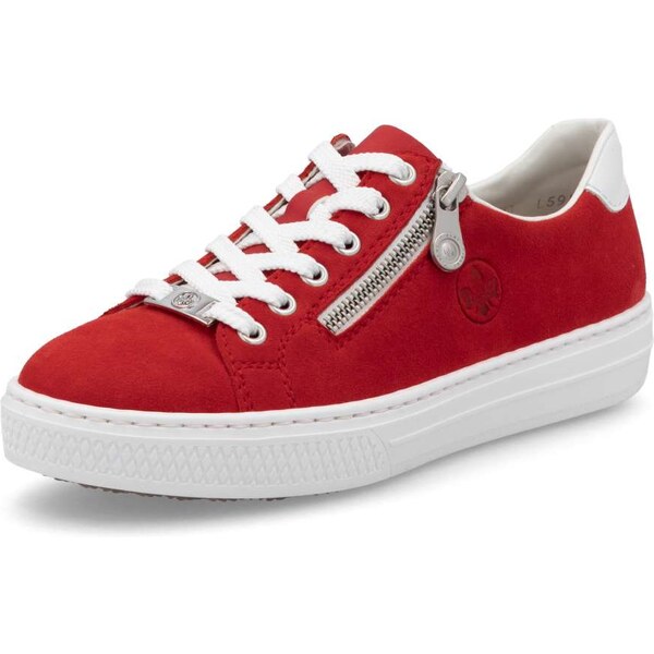 Dámske tenisky RIEKER L59L1-33 červená S5 61788905
