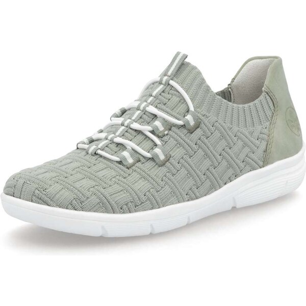 Dámske tenisky RIEKER L7463-52 zelená S5 37988473