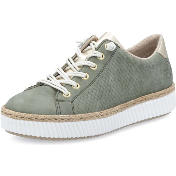 Dámske tenisky RIEKER M2952-52 zelená S5 61788926