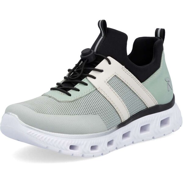 Dámske tenisky RIEKER M6061-52 zelená S5 48838114