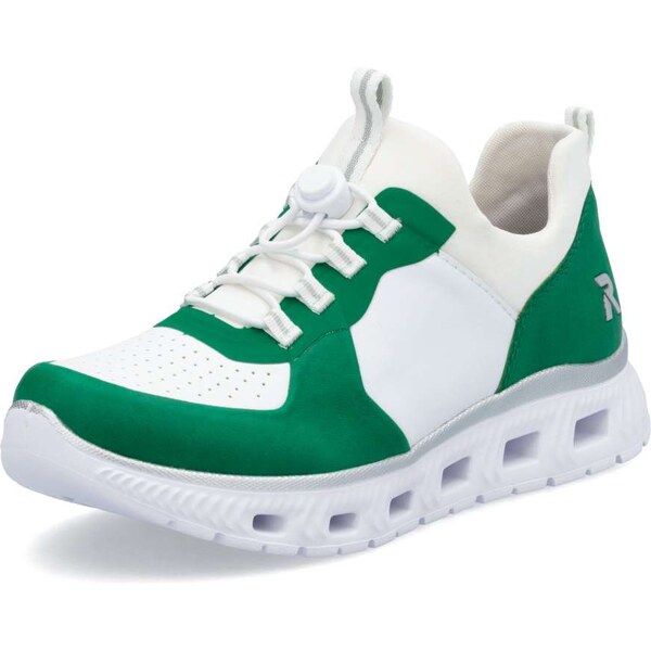 Dámske tenisky RIEKER M6068-52 zelená S5 61788943