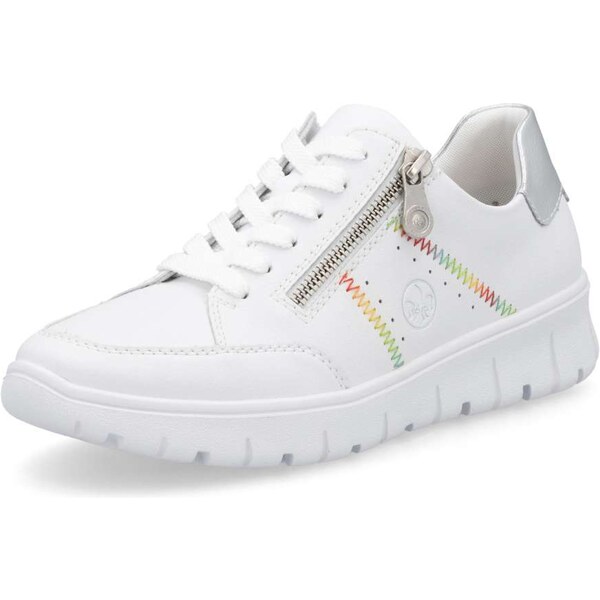 Dámske tenisky RIEKER N1313-80 biela S5 61788956