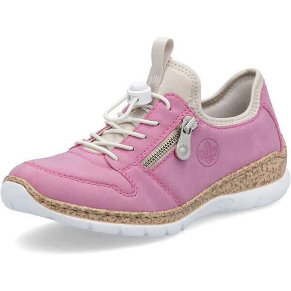 Dámske tenisky RIEKER N42G0-31 ružová S5 61788964