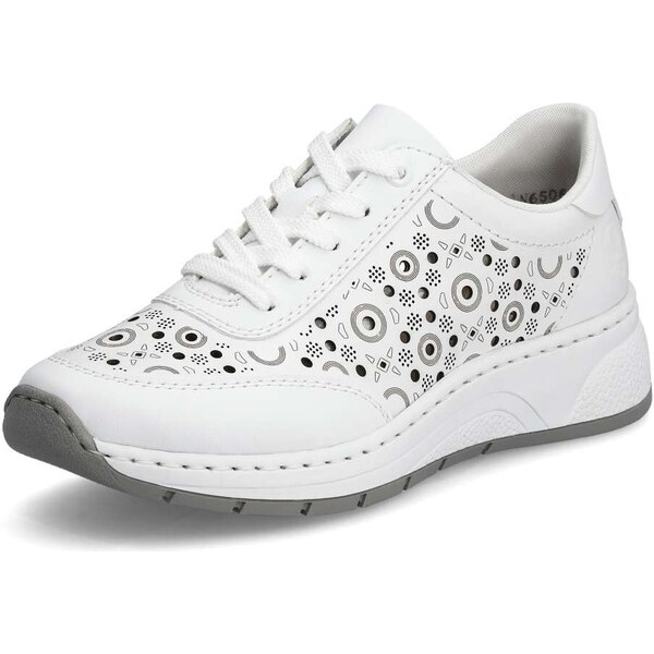 Dámske tenisky RIEKER N6506-80 biela S5 55393573