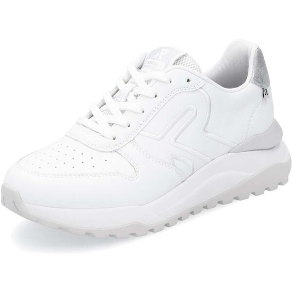 Dámske tenisky RIEKER W2502-80 biela S5 61789053