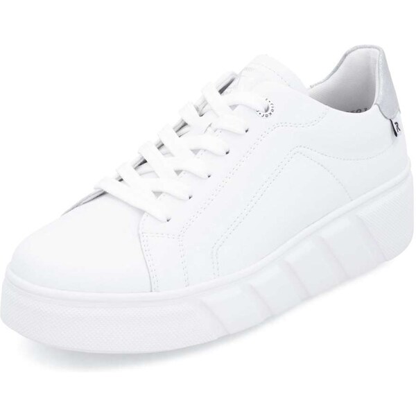 Dámske tenisky RIEKER W2601-80 biela S5 61789054