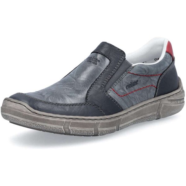 Pánske mokasíny RIEKER 04052-12 modrá S5 61789133