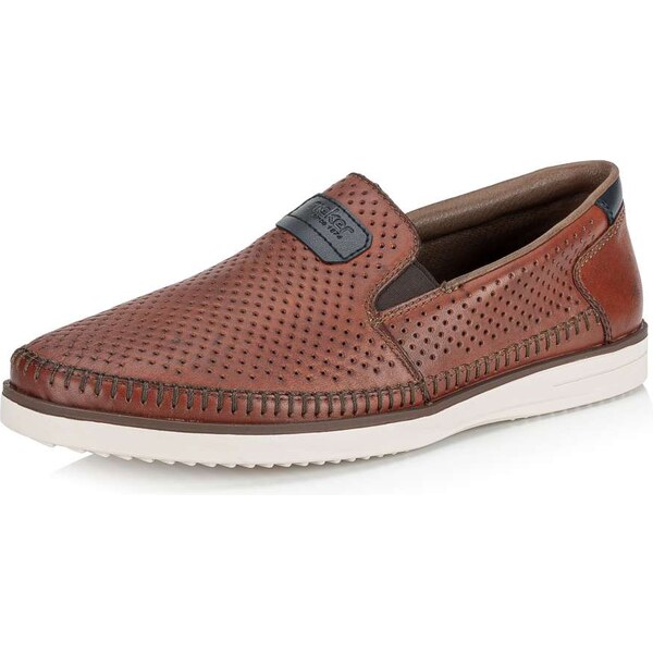 Pánske mokasíny RIEKER B2356-24 hnedá S5 61789163