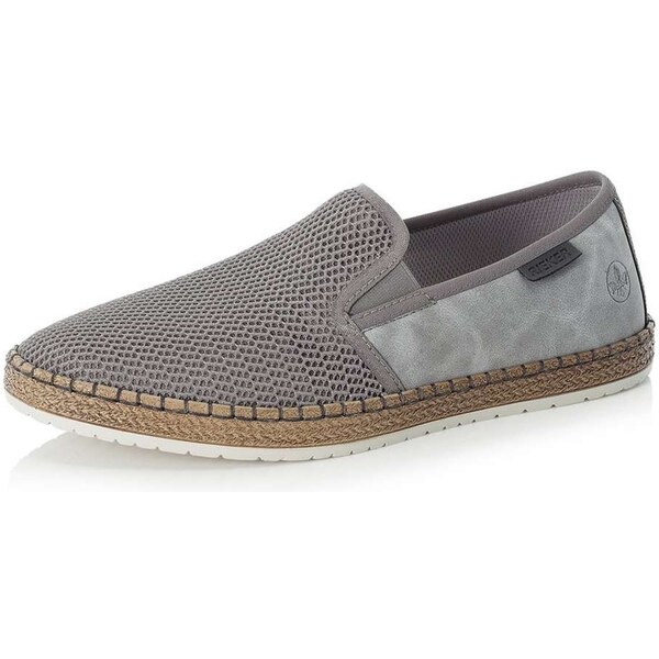 Pánske mokasíny RIEKER B5265-43 sivá S5 61789165