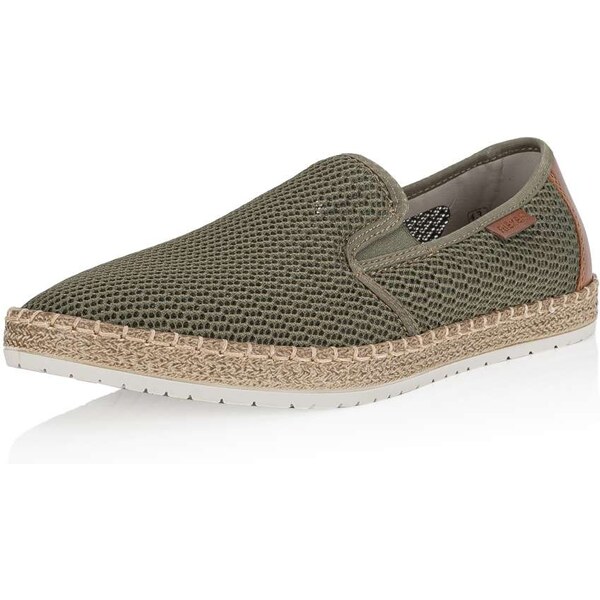 Pánske mokasíny RIEKER B5276-54 zelená S5 16186561