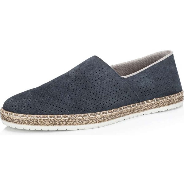 Pánske mokasíny RIEKER B5285-14 modrá S5 61789167