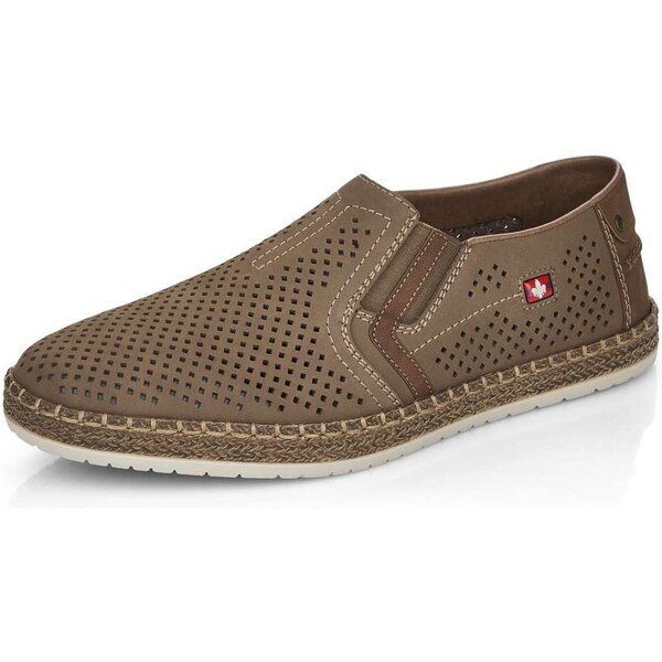 Pánske mokasíny RIEKER B5297-64 béžová S5 30224716