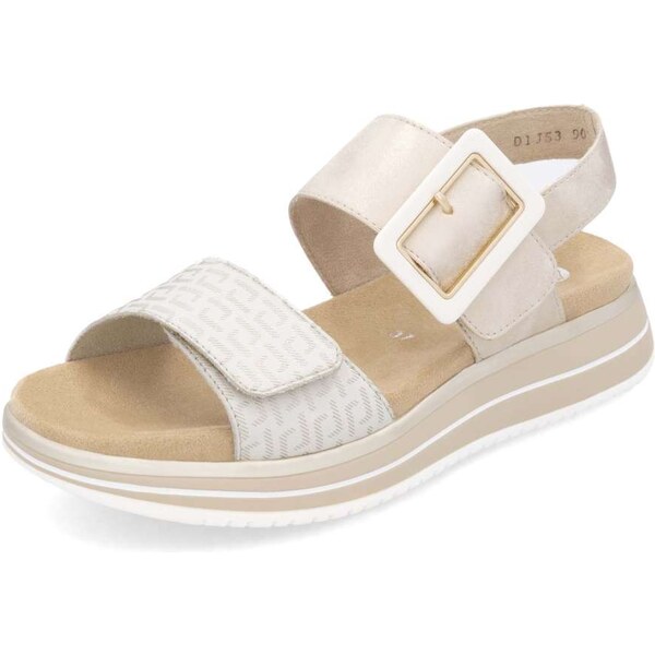 RIEKER Dámske sandále REMONTE D1J53-90 béžová S5 61789629