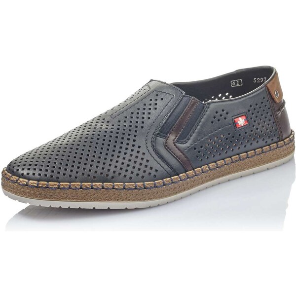 Pánske mokasíny RIEKER B5297-14 modrá S5 61789168