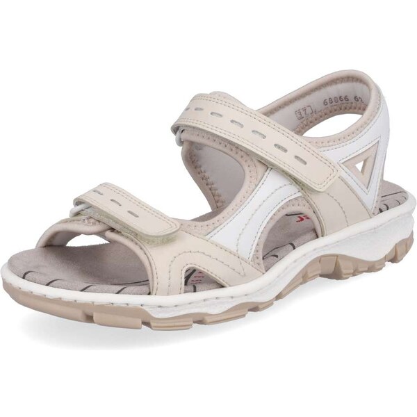 Dámske sandále RIEKER 68866-62 béžová S6 37842506