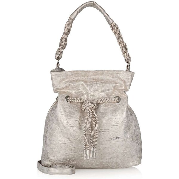 Dámska kabelka RIEKER C0156-065-T10 strieborná W5 37178269