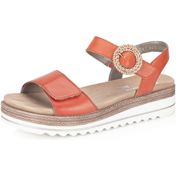 RIEKER Dámske sandále REMONTE D0Q52-39 oranžová S5 61878202