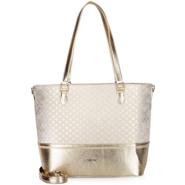 Dámska kabelka RIEKER C2354-065-032-T30 zlatá S5 48932430