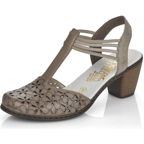 Dámske sandále RIEKER 40966-64 béžová S5 61947774