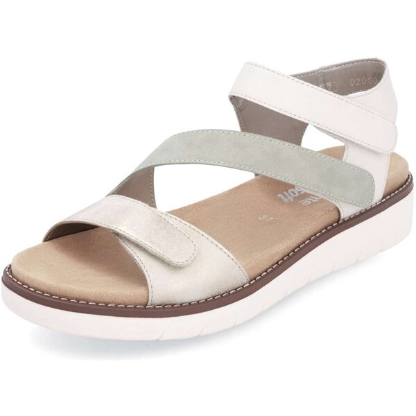 RIEKER Dámske sandále REMONTE D2050-62 béžová S5 62011168