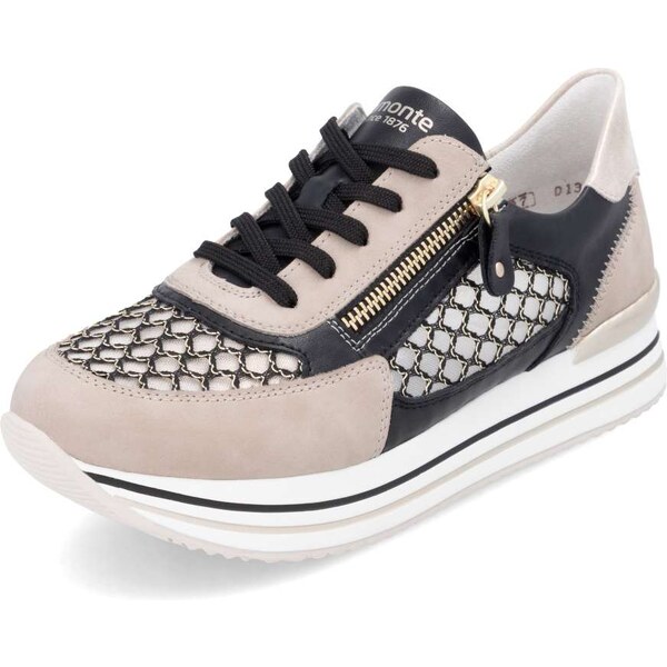 RIEKER Dámske tenisky REMONTE D1329-03 čierna S6 62011171