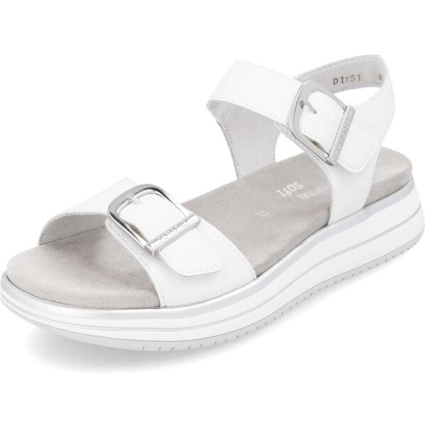 RIEKER Dámske sandále REMONTE D1J51-81 biela S5 62011163