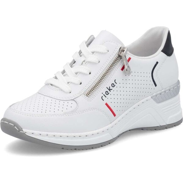 Dámske tenisky RIEKER N43L2-80 biela S5 62020765