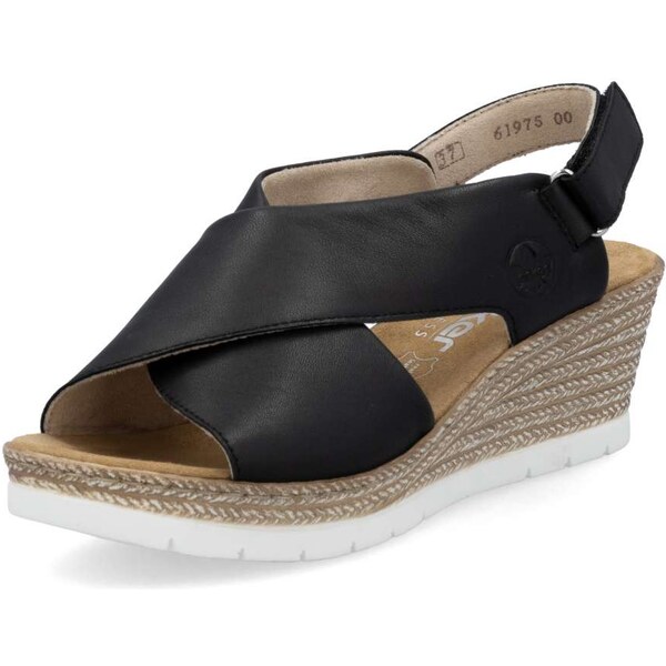 Dámske sandále RIEKER 61975-00 čierna S5 62049872