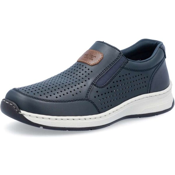 Pánske mokasíny RIEKER 14355-14 modrá S5 62120364