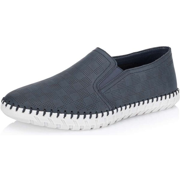 Pánske mokasíny RIEKER B2965-14 modrá S5 62128338