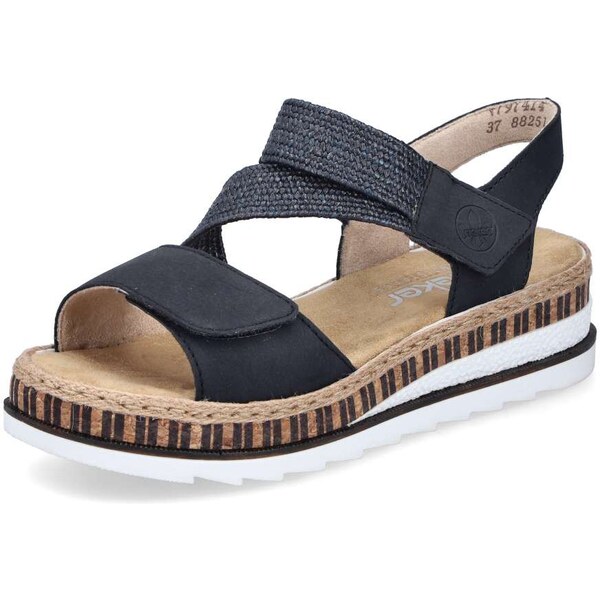 Dámske sandále RIEKER V7974-14 modrá S6 62169694