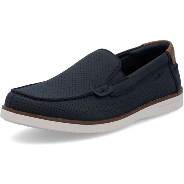 Pánske mokasíny RIEKER B2351-14 modrá S5 62169697