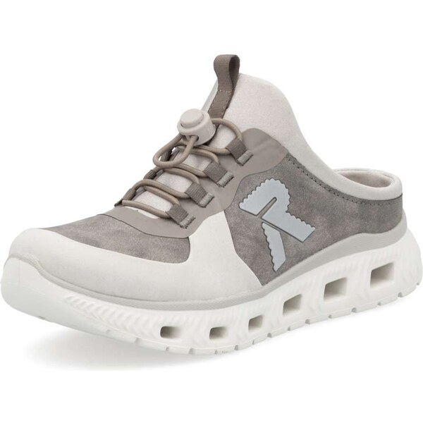 Dámske šľapky RIEKER M6069-45 sivá S5 62170431