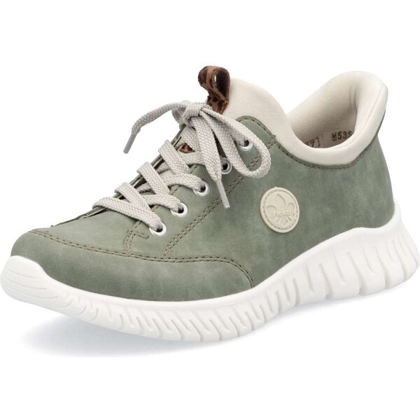 Dámske tenisky RIEKER M5354-52 zelená S5 62170452