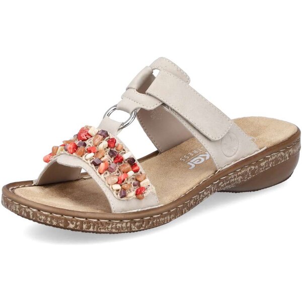 Dámske šľapky RIEKER 62815-62 béžová S5 62190229