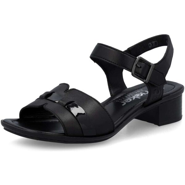 Dámske sandále RIEKER 62685-00 čierna S6 62190236