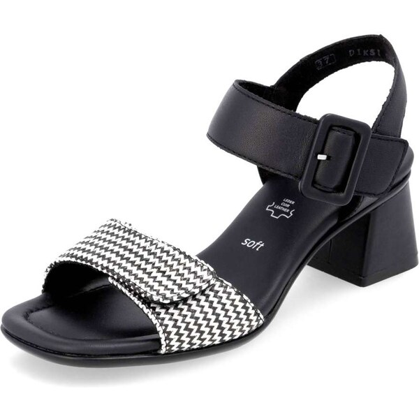 RIEKER Dámske sandále REMONTE D1K51-03 čierna S5 62261405