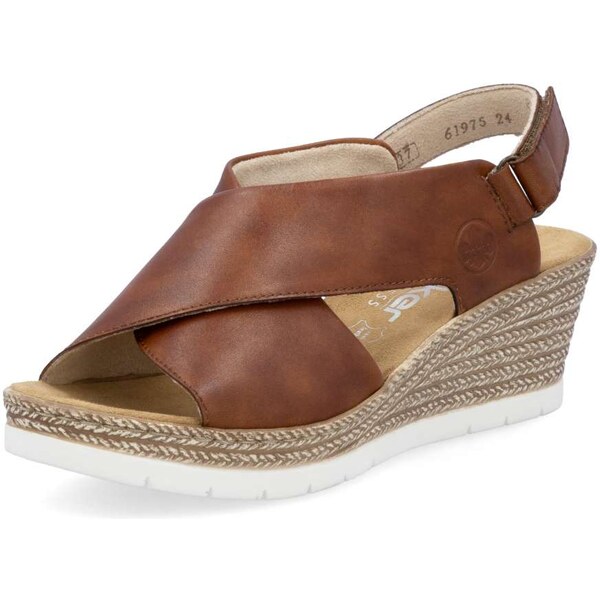 Dámske sandále RIEKER 61975-24 hnedá S5 62261414